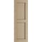 Ekena Millwork Rustic Two Equal Panel Flat Panel Smooth Faux Wood Shutters (Per Pair), Primed Tan, 12"W x 62"H SHUFP12X62SMPR - alternate 12